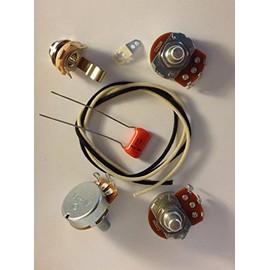 Lefty Wiring Harness Kit For J Bass US Spec Pots .033uf 225P Orange Drop Cap