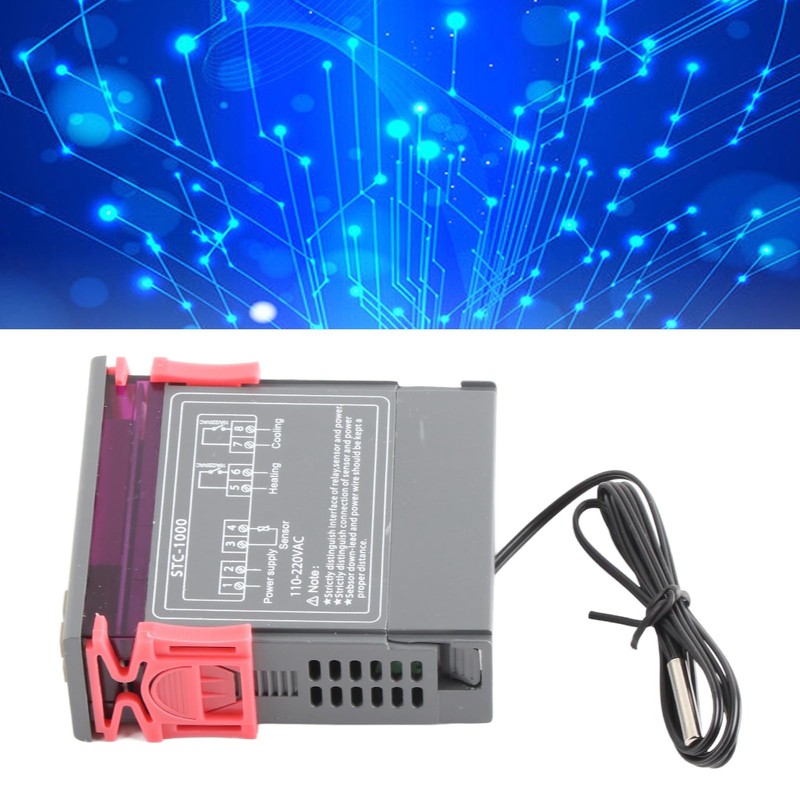 STC-1000 All-Purpose Digital Temperature Controller, Cooling and Heating Thermostat with
