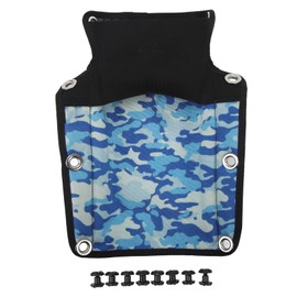 Scuba Diving Backboard Cushion Scuba Diving Backplate Pad Tech Diving BCD Backrest Cushion for OMS for HOLLIS Camouflage Blue