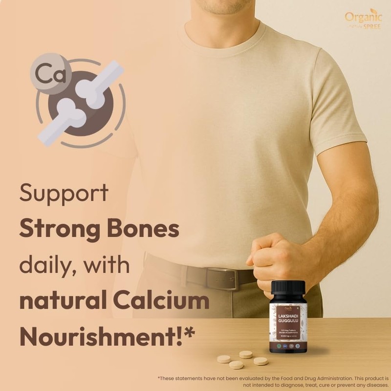 ORGANIC SPREE Lakshadi Guggulu 120 Tablets - Bone and Joint