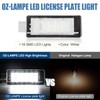 OZ-LAMPE LED Number Plate Light Compatible with Dacia Duster Lodgy