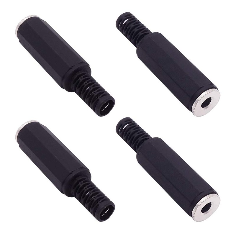 Fancasee (4 Pack 3.5mm Replacement Repair Jack TRS 3 Pole