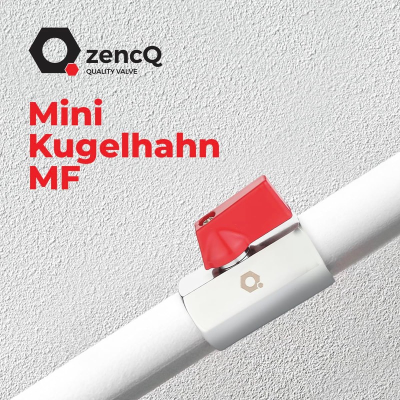 zencQ Mini Valve Ball Valve 1/2 Inch MF