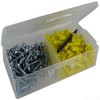 L.H. Dottie 2AKHX Anchor Kit, Hex/Phillips/Slotted, 10 by 1-Inch Length