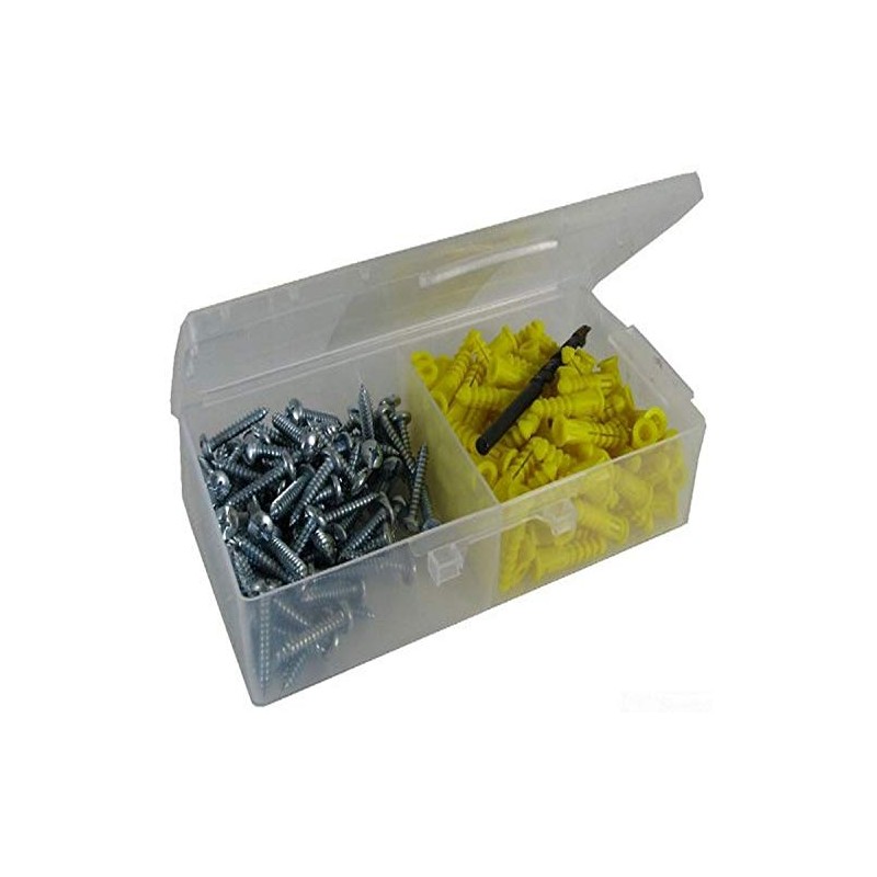 L.H. Dottie 2AKHX Anchor Kit, Hex/Phillips/Slotted, 10 by 1-Inch Length