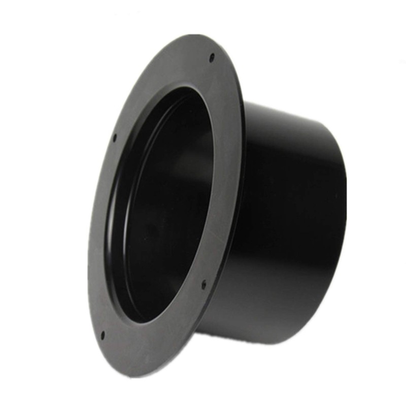 Straight Pipe Flange TiCoast Duct Connector Flange ABS Plastic Ventilation
