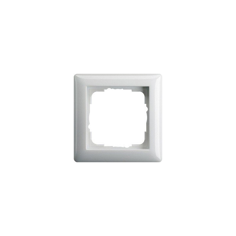 Complete Set GIRA Standard 55 Frame, Single – Pure White,