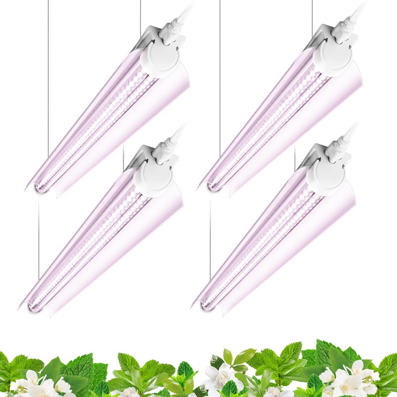 Barrina Grow Light, 96W(4 x 24W, 600W Equivalent), 2ft T8,