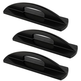 Alffun 3 Pack Pattern Weights for Sewing, Heavy Duty Fabric Weights for Pattern Cutting, Cast Iron Pattern & Cloth Weight 9.8" x 2.8", Black