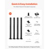 VEVOR 4 Pack Cable Railing Post, 36"x1"x2" Level Drilled Deck