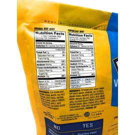 Pacific Gold Beef Jerky Original & Teriyaki, 12 Count Per Bag (2 Bags (24 Count))