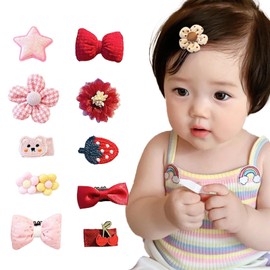 Set of 10 Baby Hair Clips, Baby & Children, Hairpins, Bangs Clips, Hair Accessories, Side Clips, Bangs, Cute, Stylish, Girls, Birthday Gift, C Type