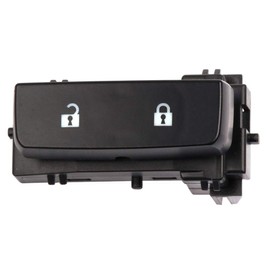 Door Lock Switch Driver Side Fits for 2008-2013 for Silverado 1500 with Power Windows (Without Power Folding Mirrors) 2007 for Silverado 1500 New Body Style,Front Left, OE 15804093