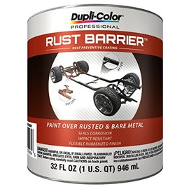 Dupli-Color ERBQ10000 Professional Rust Barrier, Flat, Black, 1 Quart.