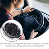 Toyvian Stick on Dashboard Car Clock Mini Tiny Small Luminous