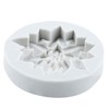 Lingzhi Poinsettia Silicone Molds Flower Fondant Mold Set of 4