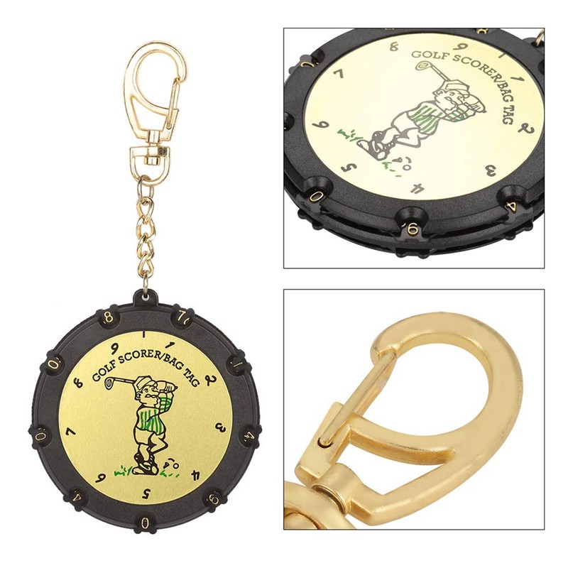 Golf Score Counter Golf Stroke Counter with Numbers Clip Easy