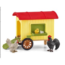 Schleich Farm World: Mobile Chicken Coop - 12 Piece Playset