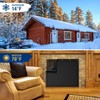 CADARA Fireplace Blocker Blanket Stops Overnight Heat Loss, Fireplace Draft