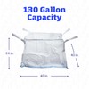 DURASACK Concrete Washout White Bag 130-Gallon Open Top Flat Bottom