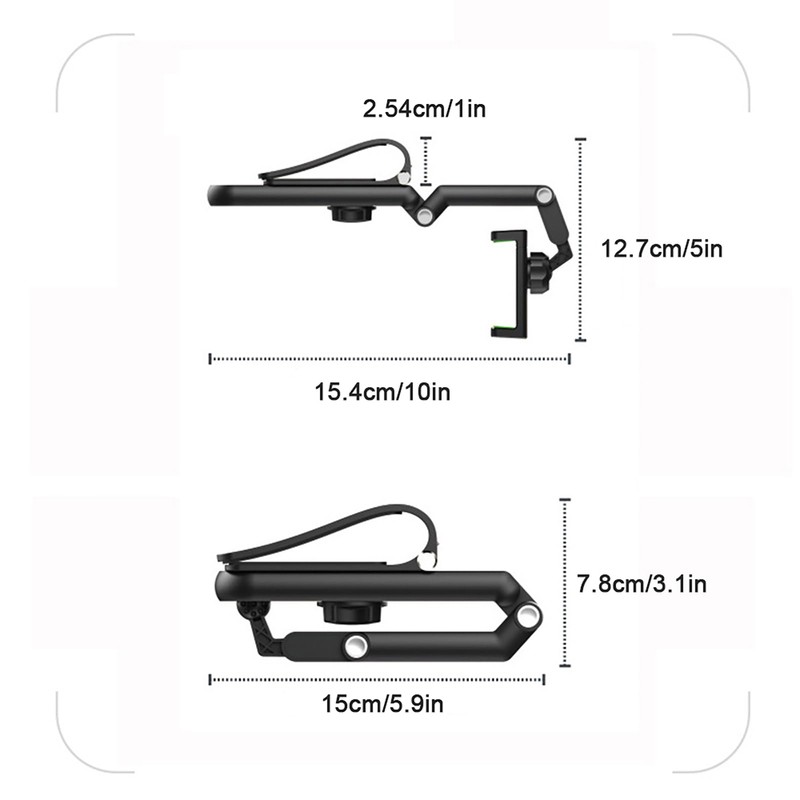 Multifunctional Car Phone Holder Rotatable Sun Visor Cell Phone Holder