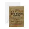CafePress Old Salem Witch Trials Greeting Cards Folded Greeting Card