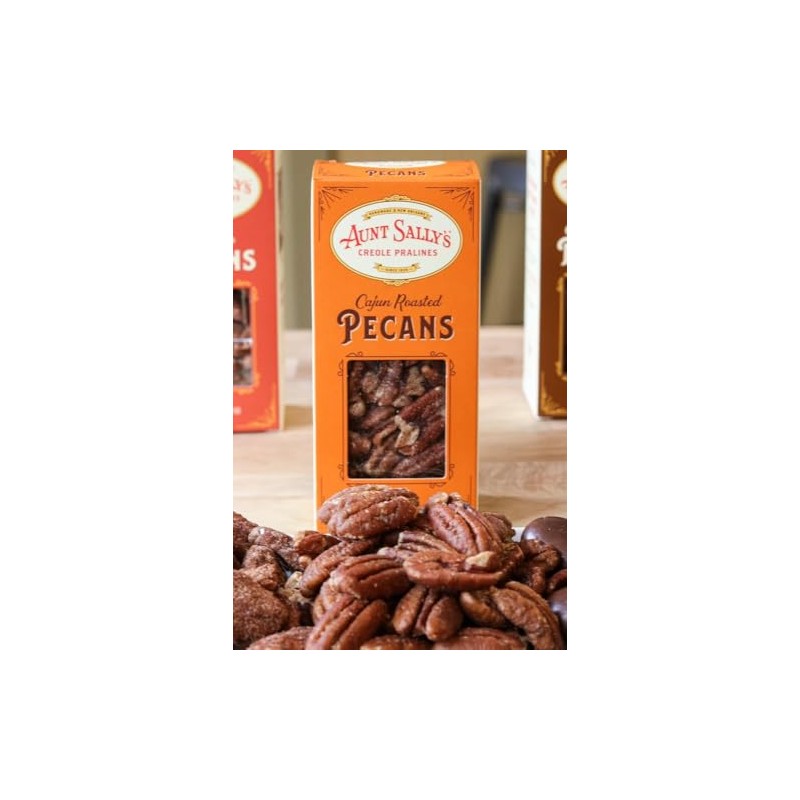 Aunt Sally's Pralines- Cajun Roasted Pecans- 5 oz box