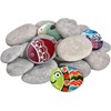 DALTACK 10 Pcs Large Rocks for Painting, Natural River Rocks,