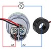 XIITIA 3pcs 2 in 1 60-500V 0-100A AC Digital Ammeter