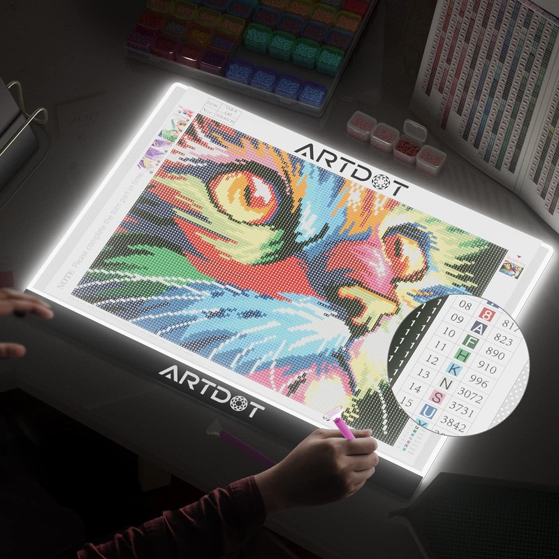 ARTDOT ARTDOT A3 LED Light Pad for Diamond Painting, USB