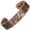 Ladies Pure Copper Magnetic Bracelet Women Copper Bangle Cuff 6