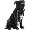 Leonardo Black Staffordshire Bull Terrier Walkies ornament figurine