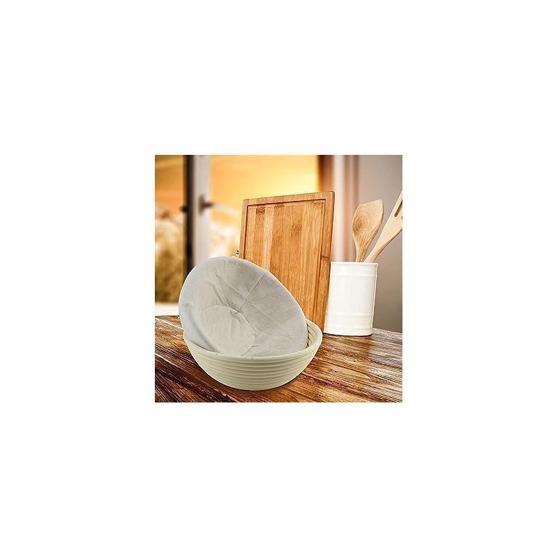 9 Inch Proofing Bread Basket Cloth, Reusable Breathable Liner Cotton