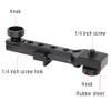 Aluminium Alloy Black Stabilizer Expansion Bracket Counterweight Plate Ballhead Accessory