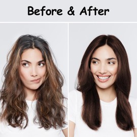 Dark Coffee Hair Dye 16.9 Fl Oz, Argan Oil Dark Coffee Hair Shampoo, 3 in 1 Hair Dye Shampoo, Easy To Use, Semi-Permanent Hair Color Shampoo (Dark Coffee)