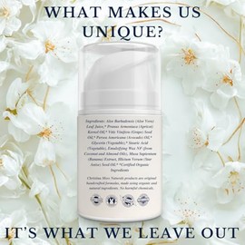 Crema facial hidratante, orgánica y 100% natural, Crema facial hidratante para piel sensible, grasosa o severamente seca, anti edad y anti arrugas para hombres y mujeres. , NA, 1