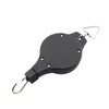 Guifeng Black Gardening Retractable Hook Flower Basket Creative Hook Home
