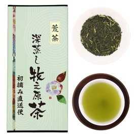 Shizuoka Prefecture Makinohara First Picked Ichiban Tea 100% Loose Tea Tailoring Tea Farmers Drink Deep Steamed Tea Green Tea Leaf Tea Advanced Tea [Special Rough Tea] 1 Bag