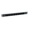 Equip Power Strip 19 Inch (1HE) 8-Way CEE7/7 1.8 m