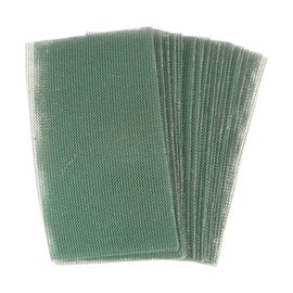 sourcing map 20pcs 240 Grits Mesh Sanding Screen Sheets 2-3/4" x 5" Wet or Dry Sandpaper Dust Free Abrasive Pads for Car Wood Drywall Metal Polishing & Grinding