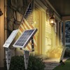 Mii-PWR Flag Pole Light Solar Powered A280X Metal Flood Sign