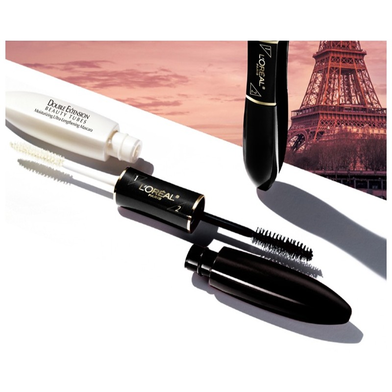 L'Oréal Paris Double Extension Beauty Tube Mascara 14ml, Mixed Colors,