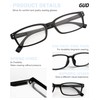 GUD Reading Glasses 4 Pairs Classic Style Readers Comfort Reader