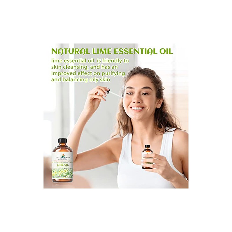 EVOKE OCCU EVOKE OCCU Lime Essential Oil for Diffuser, Aromatherapy