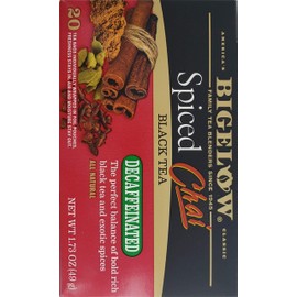 Bigelow Decaf Spiced Chai Tea Bags, 20 ct