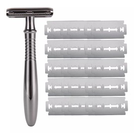 UNIVERSUM Rastrillo + Navajas Acero Inoxidable Reutilizable Ecologico