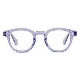 Peepers by PeeperSpecs Men's Asher Round Blue Light Blocking Glasses, 2.75