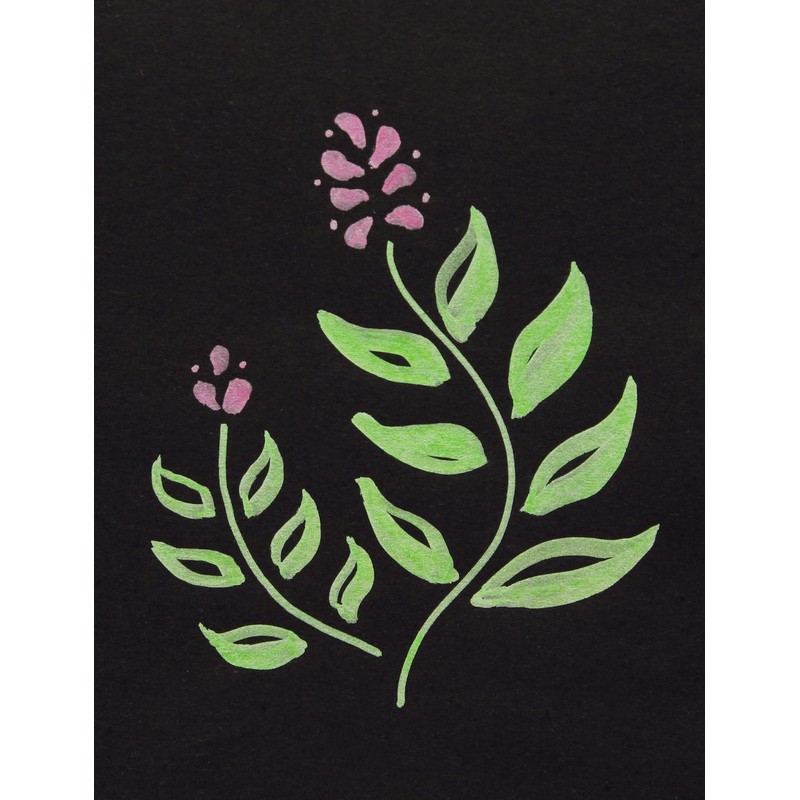 Idena 10856 Brush Marker with Double Tip, 12 Felt Tip