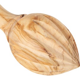 Naturally Med Olive Wood Lemon Juicer/Lemon Reamer - for Lemons, Limes, Citrus Squeezer. Handmade Wooden Juicer