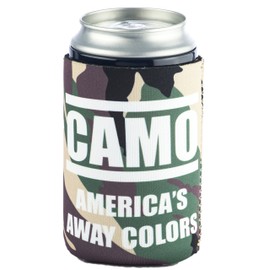 Funny Guy Mugs Camo - America's Away Colors Collapsible Neoprene Can Coolie - Drink Cooler
